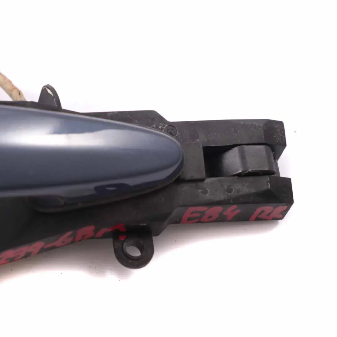BMW X1 E84 Door Handle Grab Complete Right Rear O/S Graphite Blue Metallic B07 - SKU 7060299-GBM - Part number 7060299
