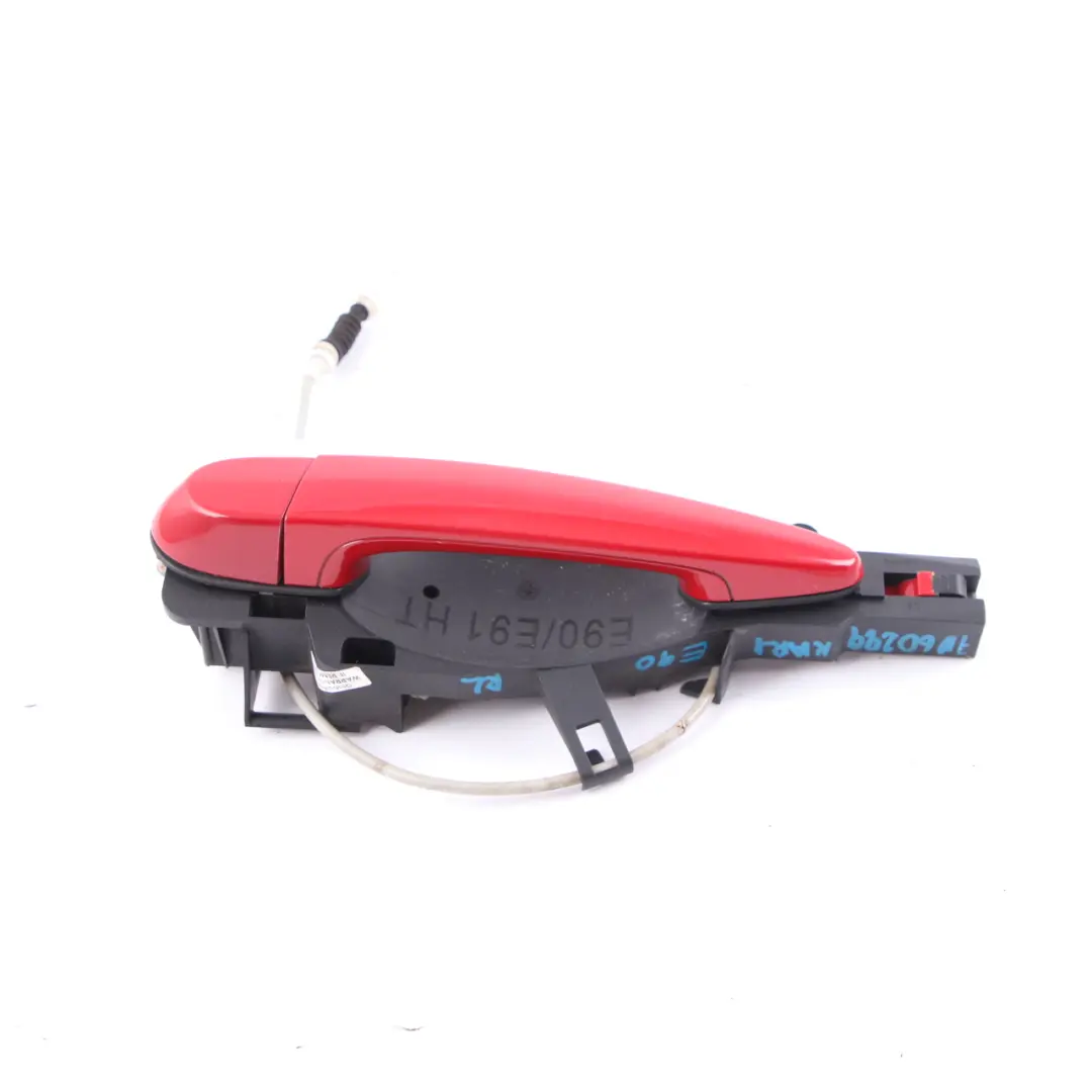  Grab Handle Door BMW E90 E91 Complete Rear Left N/S Karmesinrot Crimson Red A61 - SKU 7060299-KAR1 - Part number 7060299