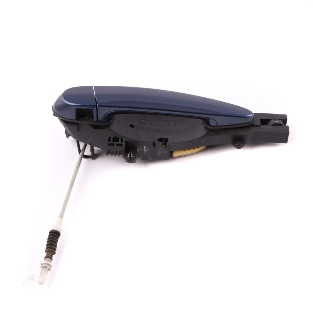Right Grab Handle Door O/S Le Mans Blau Blue 381 to BMW 3 Series 2 E90 E91 Rear with Part number 7060299 BMW 3 Series 2 E90 E91 Rear Right Grab Handle Door O/S Le Mans Blau Blue 381 - SKU 7060299-LMB2 - Part number 7060299