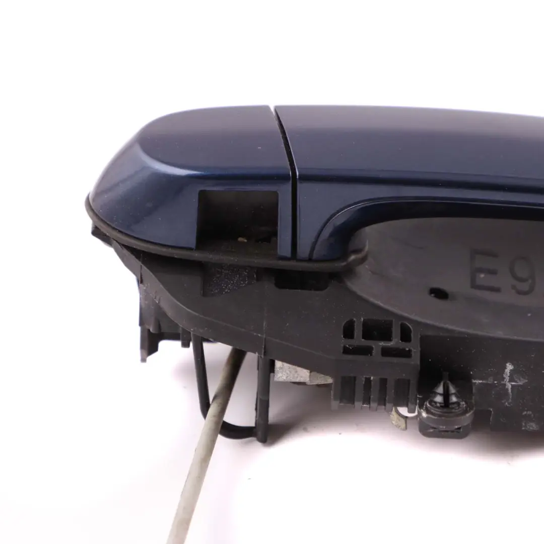 Right Grab Handle Door O/S Le Mans Blau Blue 381 to BMW 3 Series 2 E90 E91 Rear with Part number 7060299 BMW 3 Series 2 E90 E91 Rear Right Grab Handle Door O/S Le Mans Blau Blue 381 - SKU 7060299-LMB2 - Part number 7060299