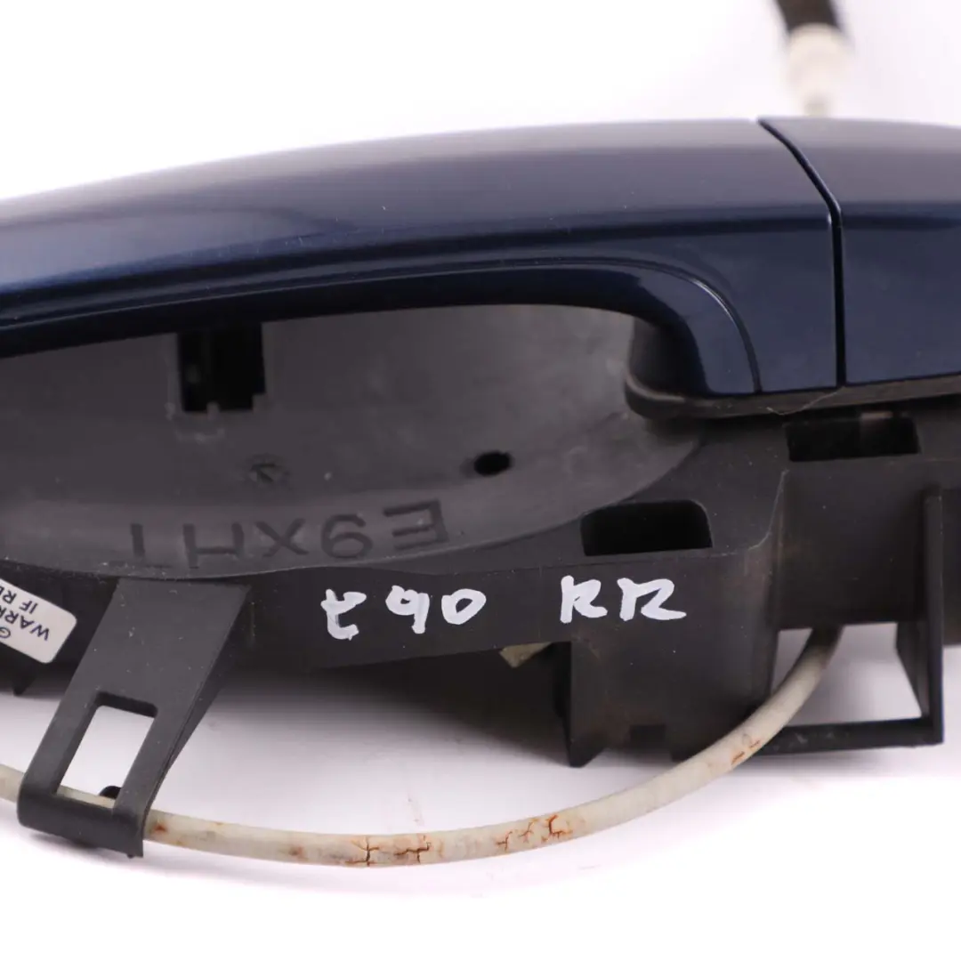 Right Grab Handle Door O/S Le Mans Blau Blue 381 to BMW 3 Series 2 E90 E91 Rear with Part number 7060299 BMW 3 Series 2 E90 E91 Rear Right Grab Handle Door O/S Le Mans Blau Blue 381 - SKU 7060299-LMB2 - Part number 7060299