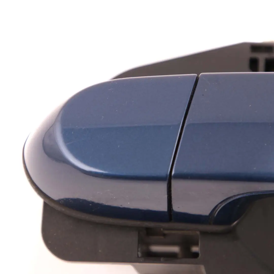 BMW 3 E90 E91 2 Grab Handle Left Door Rear N/S Mysticblau Mystic Blue A07 - SKU 7060299-MYS2 - Part number 7060299