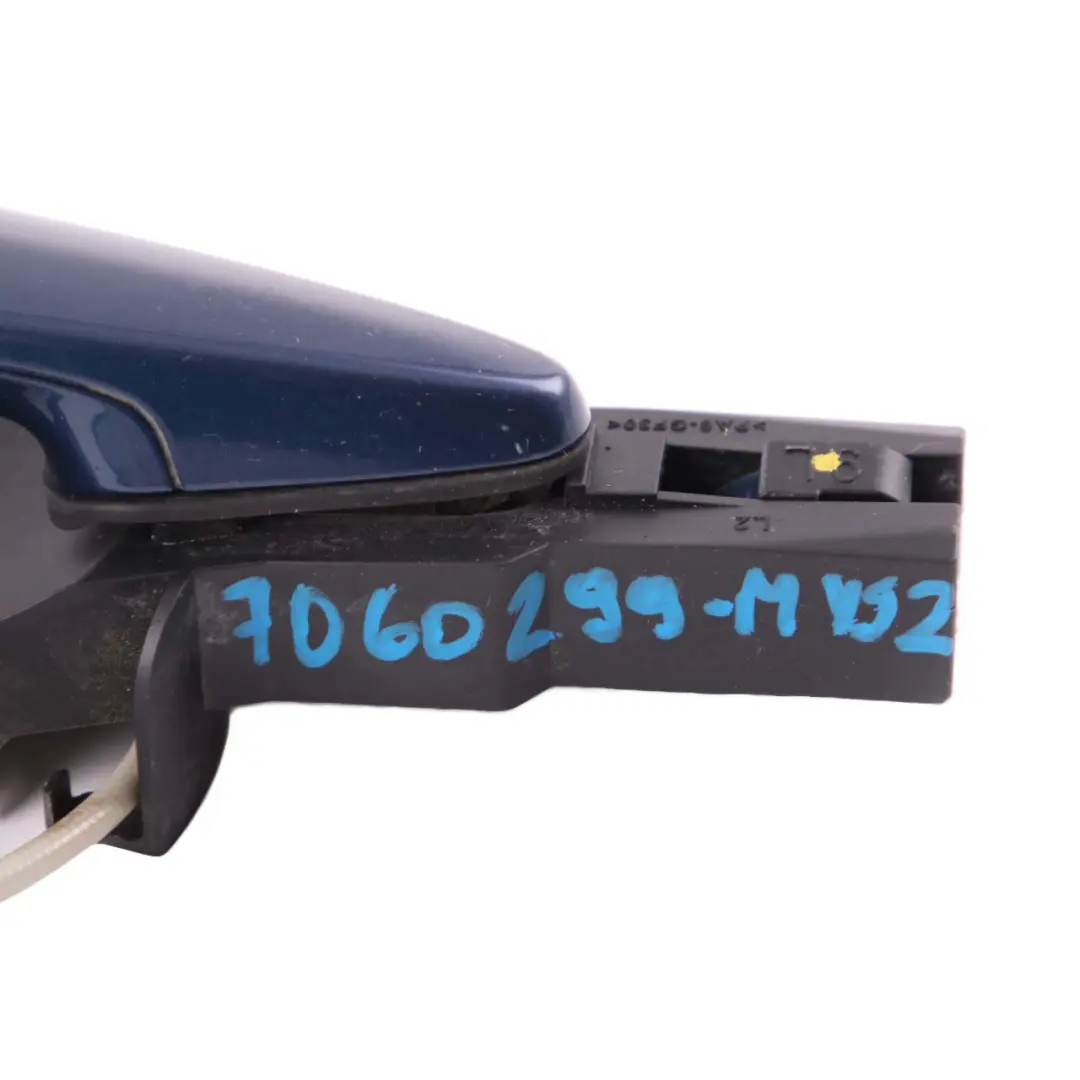 Asidero Puerta Trasera Izquierda Mysticblau Mystic Azul A07 para BMW 3 E90 E91 2 con número de pieza 7060299 BMW 3 E90 E91 2 Asidero Puerta Trasera Izquierda Mysticblau Mystic Azul A07 - SKU 7060299-MYS2 - Número de pieza 7060299