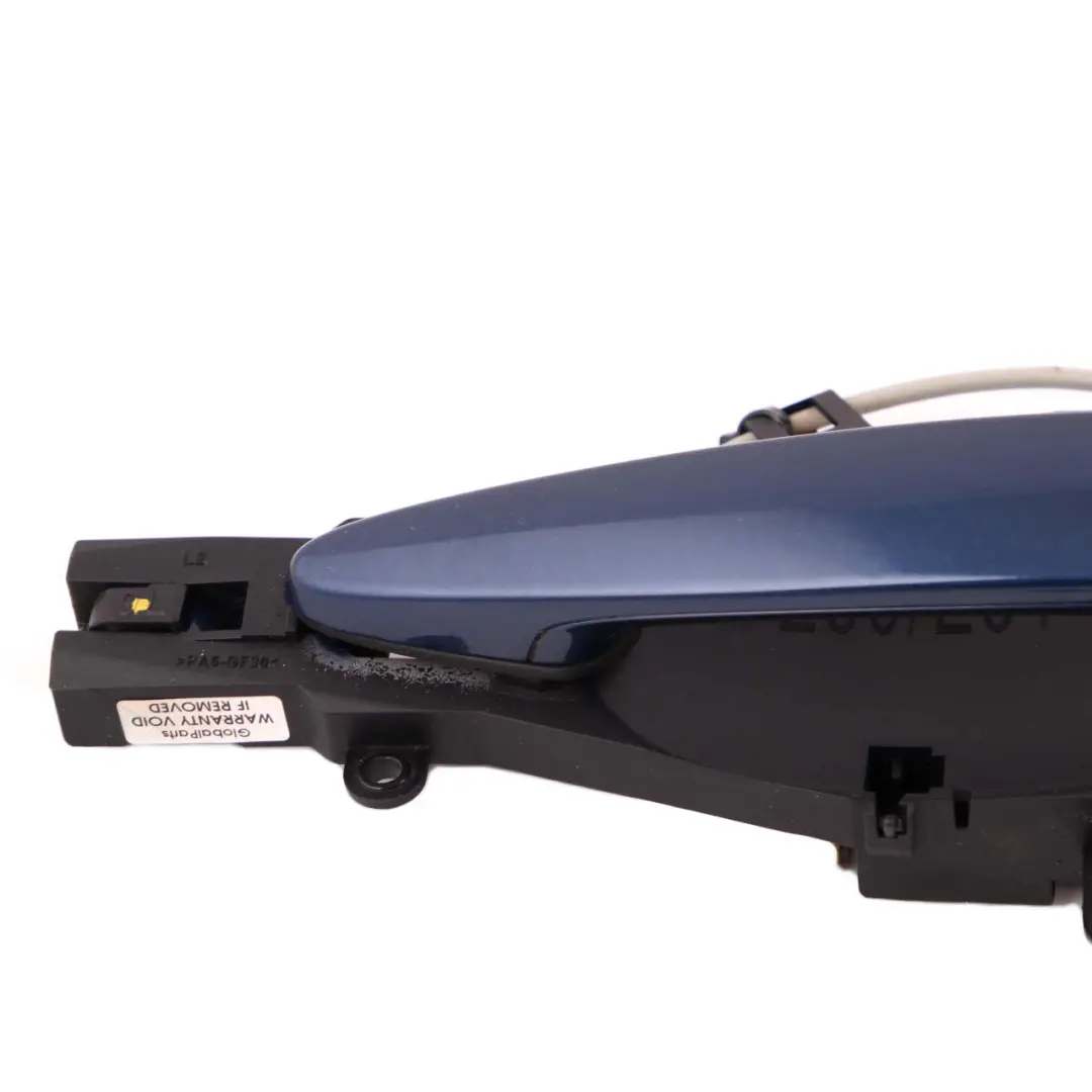 BMW 3 E90 E91 2 Grab Handle Left Door Rear N/S Mysticblau Mystic Blue A07 - SKU 7060299-MYS2 - Part number 7060299
