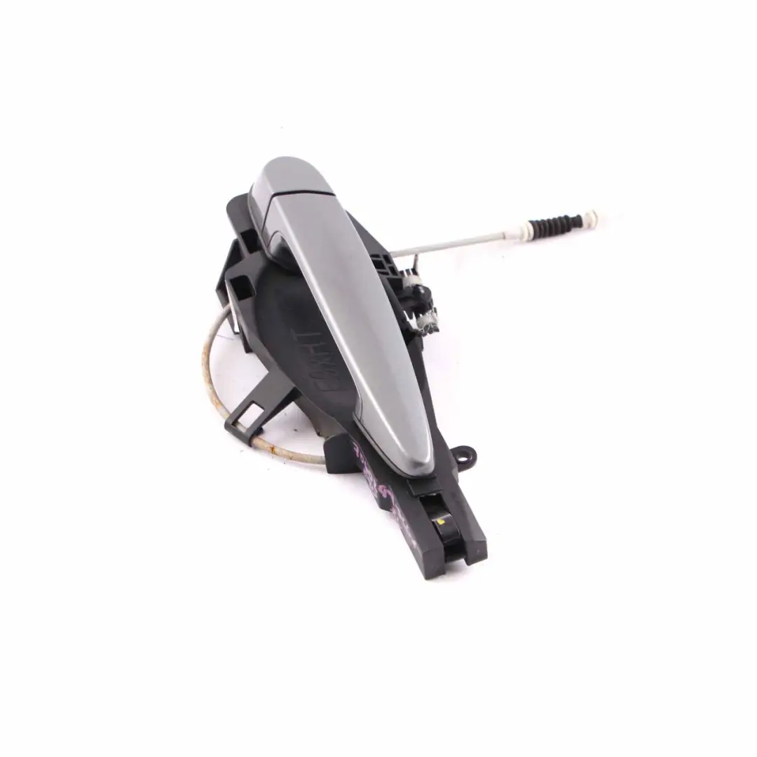 BMW E90 E91 Complete Rear Handle Grab Left N/S Spacegrau Metallic Grey A52 - SKU 7060299-SCG1 - Part number 7060299