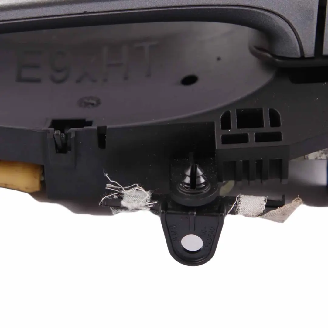 Complete Rear Handle Grab Left N/S Spacegrau Metallic Grey A52 to BMW E90 E91 with Part number 7060299 BMW E90 E91 Complete Rear Handle Grab Left N/S Spacegrau Metallic Grey A52 - SKU 7060299-SCG1 - Part number 7060299