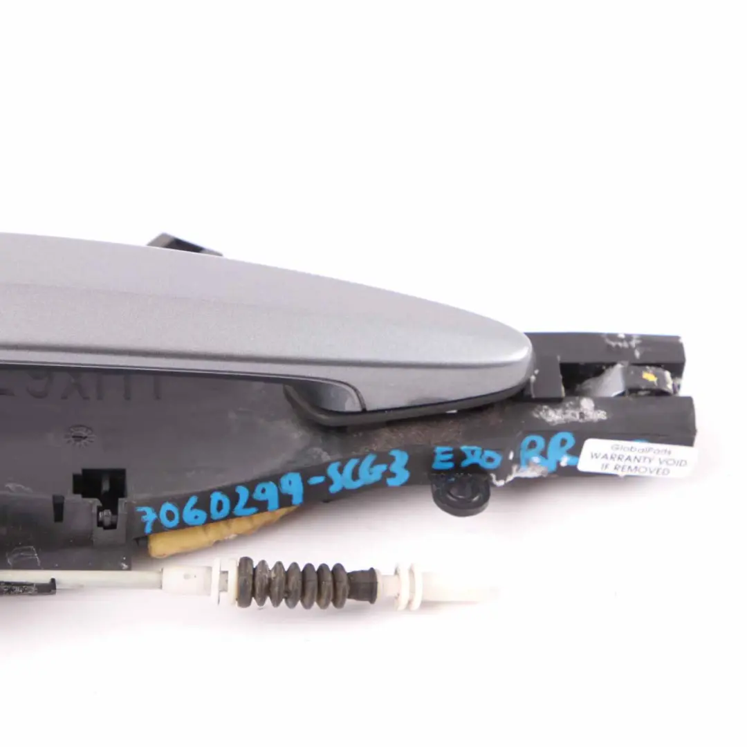  Handle Grab BMW E90 E91 3 Complete Rear Right O/S Spacegrau Grey Metallic A52 - SKU 7060299-SCG3 - Part number 7060299