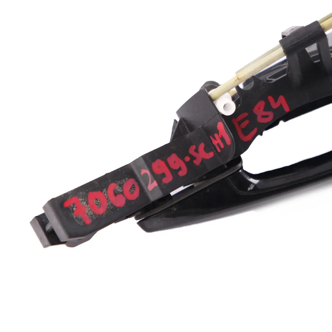 BMW E90 E91 E84 X1 Complete Rear Left Grab Handle Door N/S Schwarz 2 Black 668 - SKU 7060299-SCH1 - Part number 7060299