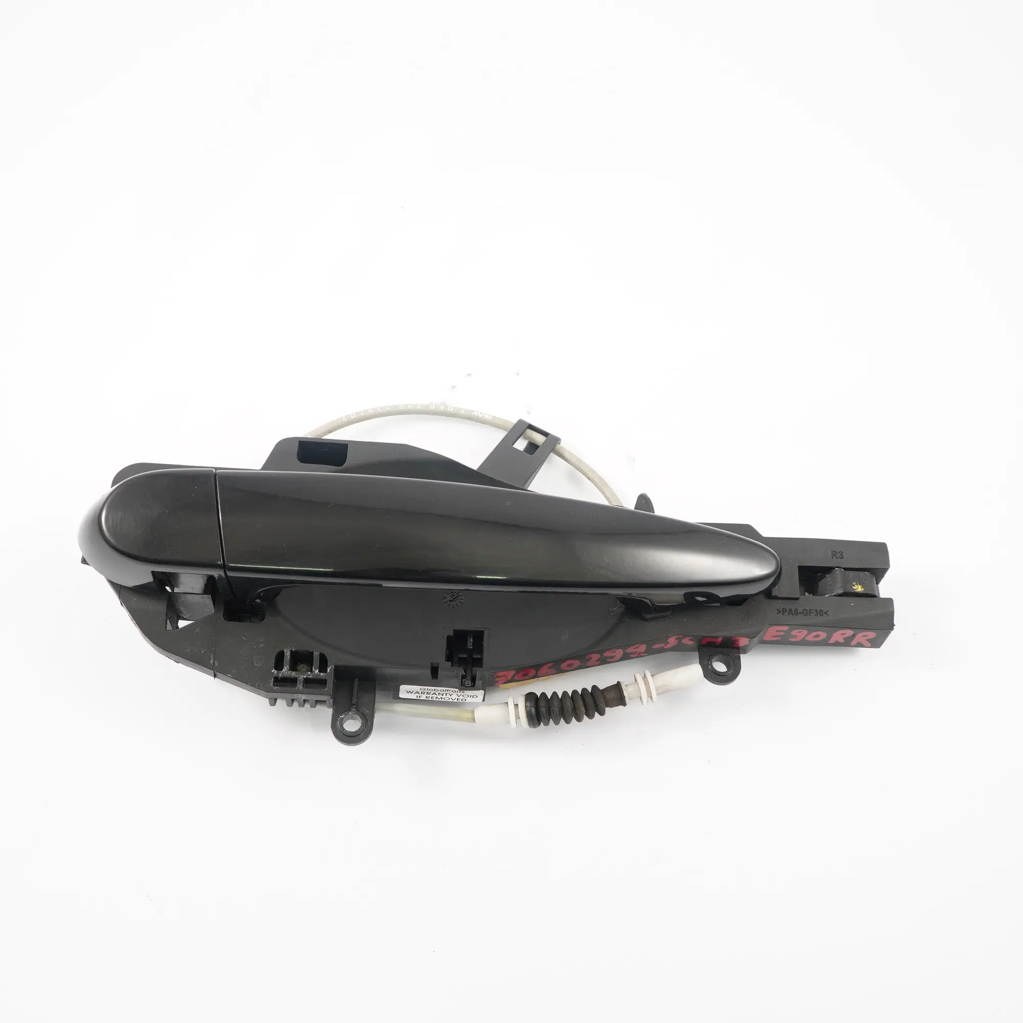 Tirador PuertaBMW E90 E91 Agarre Trasero Derecho Schwarz 2 Negro 668