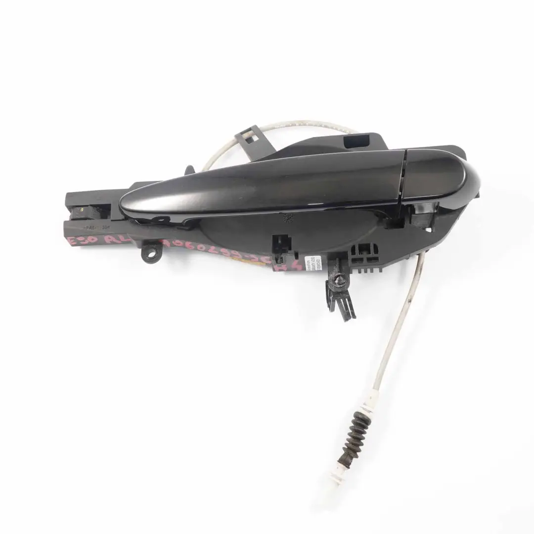 BMW E90 E91 Klamka Drzwi Lewa Tył Schwarz 668 - SKU 7060299-SCH4 - Numer Części 7060299