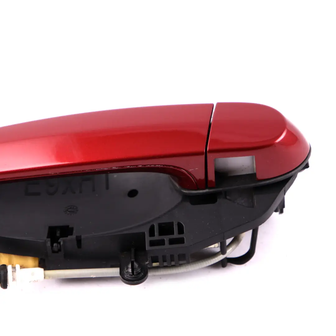 Complete Rear Left Grab Handle N/S Vermillion Red Metallic A82 to BMW 3 E90 E91 with Part number 7060299 BMW 3 E90 E91 Complete Rear Left Grab Handle N/S Vermillion Red Metallic A82 - SKU 7060299-VER1 - Part number 7060299