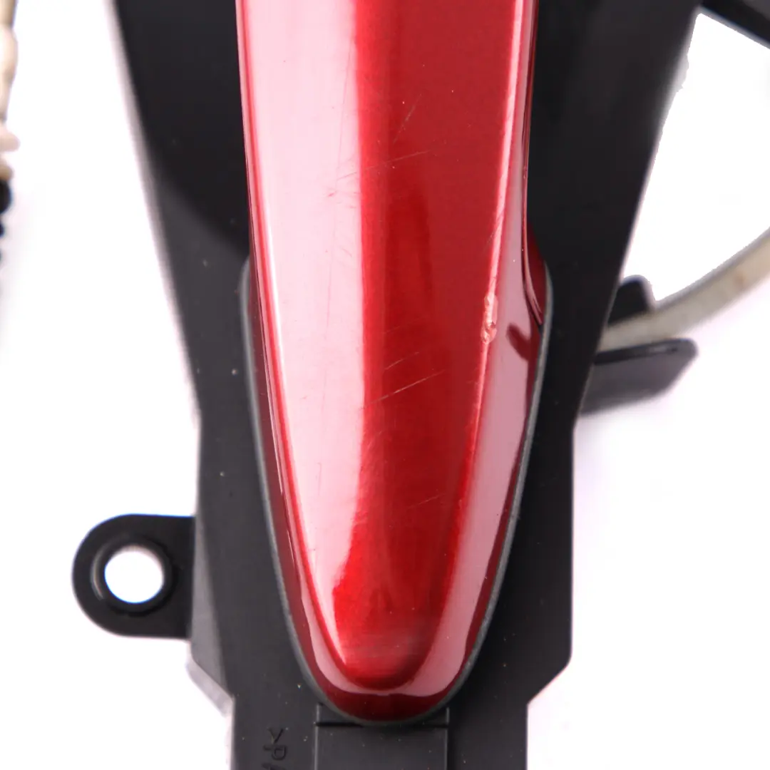 Complete Rear Right Grab Handle O/S Vermillion Red Metallic A82 to BMW 3 E90 E91 with Part number 7060299 BMW 3 E90 E91 Complete Rear Right Grab Handle O/S Vermillion Red Metallic A82 - SKU 7060299-VER - Part number 7060299