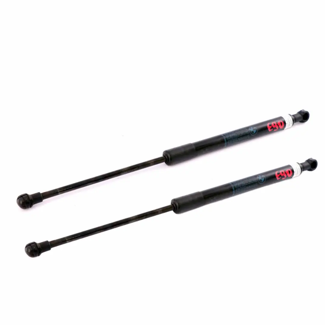 2x Gas Primavera Anteriore Cappuccio Cofano Supporto Set per BMW E90 E91 con numero di parte 7060550 BMW E90 E91 2x Gas Primavera Anteriore Cappuccio Cofano Supporto Set - SKU 7060550-1 - Numero di parte 7060550