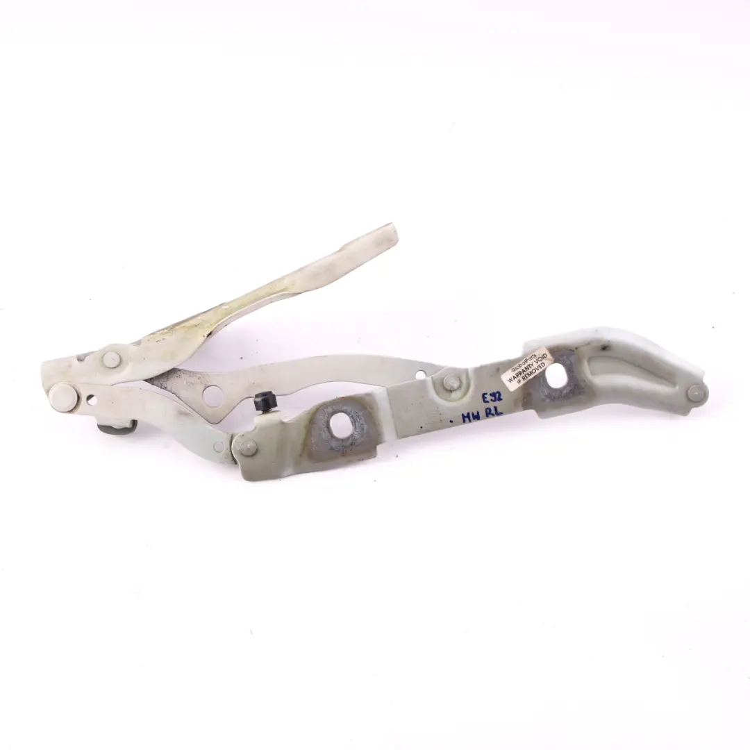 BMW E90 E92 Rear Left N/S Trunk Lid Hinge Boot Tailgate Mineralweiss White A96 - SKU 7060627-MW - Part number 7060627