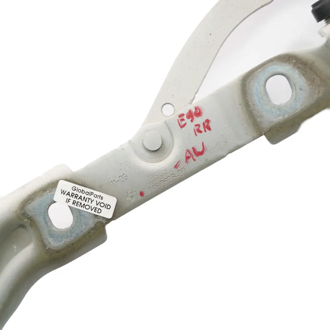 Trasero Derecho Boot Trunk Lid Bisagra Tailgate Alpinweiss Blanco 300 para BMW E90 con número de pieza 7060628 BMW E90 Trasero Derecho Boot Trunk Lid Bisagra Tailgate Alpinweiss Blanco 300 - SKU 7060628-AW - Número de pieza 7060628