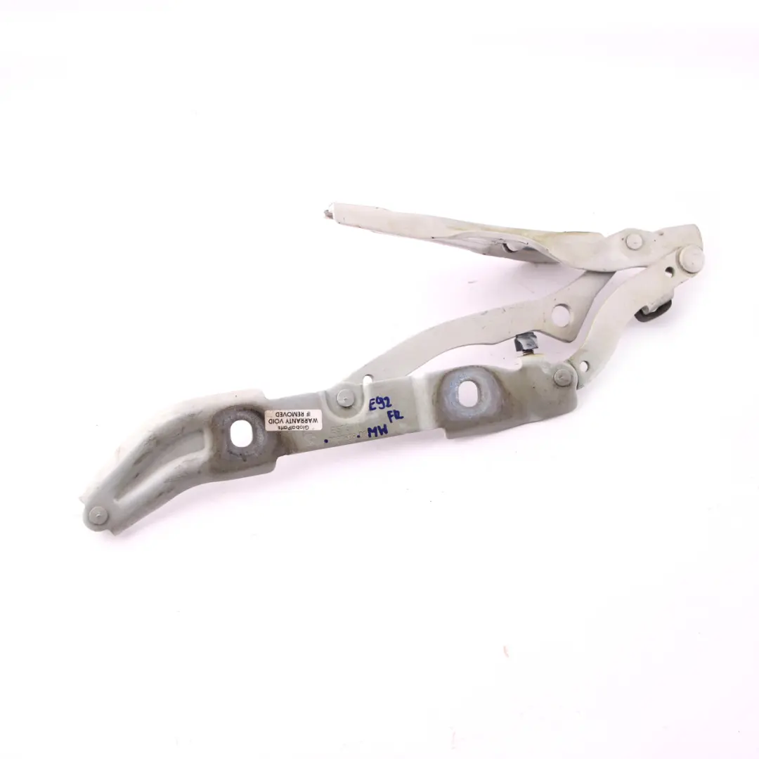 Right Trunk Lid Hinge Boot Tailgate Mineralweiss White A96 to BMW 3 E90 E92 Rear with Part number 7060628 BMW 3 E90 E92 Rear Right Trunk Lid Hinge Boot Tailgate Mineralweiss White A96 - SKU 7060628-MW - Part number 7060628