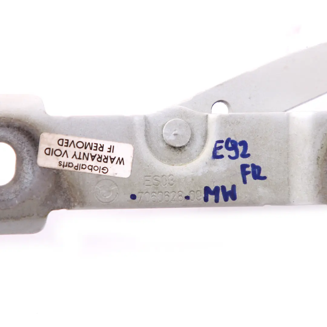 Right Trunk Lid Hinge Boot Tailgate Mineralweiss White A96 to BMW 3 E90 E92 Rear with Part number 7060628 BMW 3 E90 E92 Rear Right Trunk Lid Hinge Boot Tailgate Mineralweiss White A96 - SKU 7060628-MW - Part number 7060628