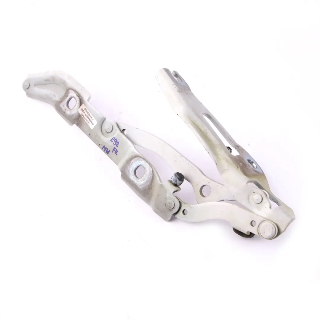 Right Trunk Lid Hinge Boot Tailgate Mineralweiss White A96 to BMW 3 E90 E92 Rear with Part number 7060628 BMW 3 E90 E92 Rear Right Trunk Lid Hinge Boot Tailgate Mineralweiss White A96 - SKU 7060628-MW - Part number 7060628