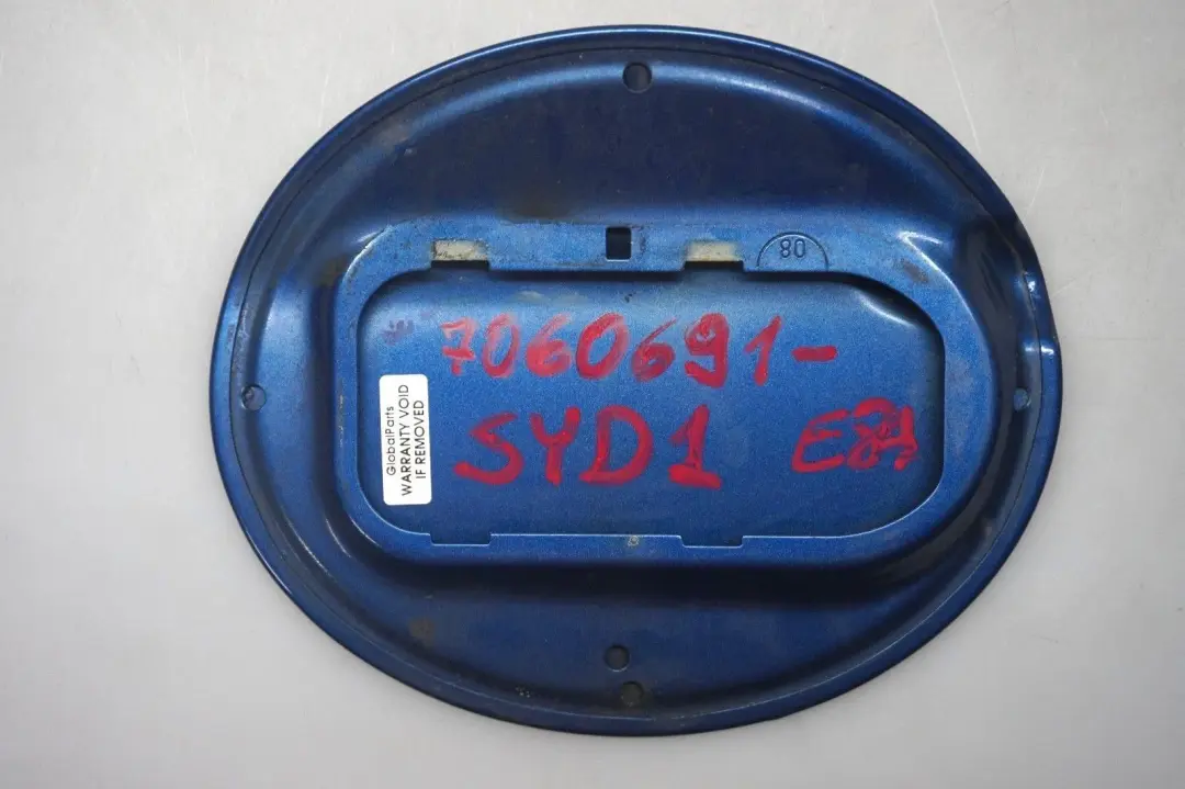 Filler Fill-In Flap Cover Sydneyblau Blue to BMW 1 Series E87 E87N Fuel with Part number 7060691 BMW 1 Series E87 E87N Fuel Filler Fill-In Flap Cover Sydneyblau Blue - SKU 7060691-SYD1 - Part number 7060691