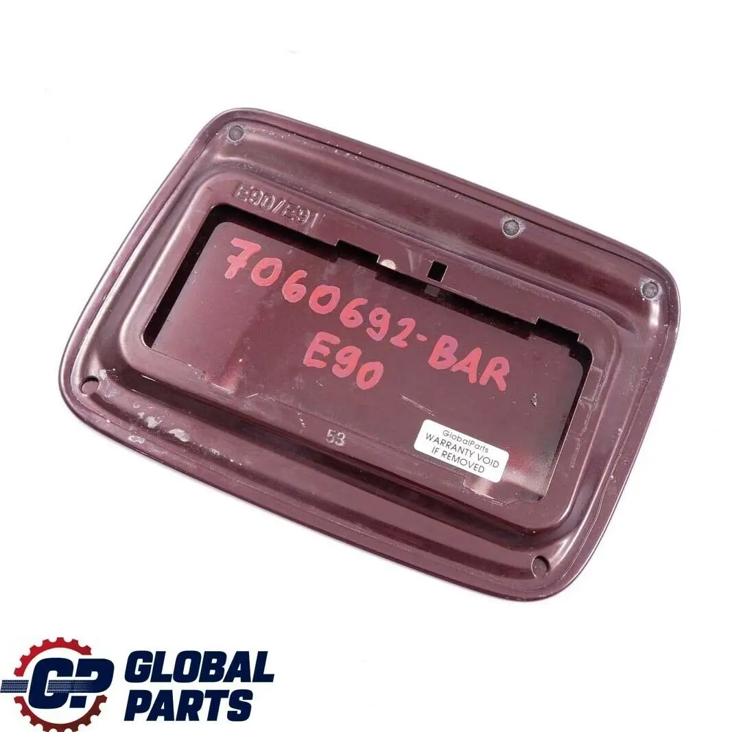 Einfüllklappe Barberarot Barbera Rot Metallic A39 für BMW 3 er E90 E91 mit Teilenummer 7060692 BMW 3 er E90 E91 Einfüllklappe Barberarot Barbera Rot Metallic A39 - SKU 7060692-BAR - Teilenummer 7060692
