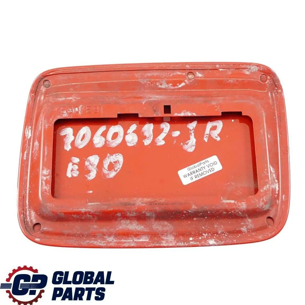 Filler Fill in Flap Cover Japanrot Red 438 to BMW 3 Series E90 E91 LCI Fuel with Part number 7060692 BMW 3 Series E90 E91 LCI Fuel Filler Fill in Flap Cover Japanrot Red 438 - SKU 7060692-JR - Part number 7060692