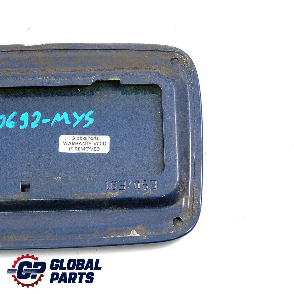 BMW 3 Series E90 E91 Fuel Filler Fill-In Flap Cover Mysticblau Mystic Blue A07 - SKU 7060692-MYS - Part number 7060692