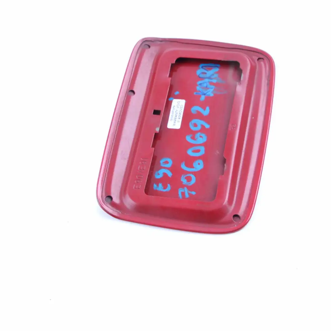 Fuel Flap Cover BMW E90 E91 Filler Fill in Cap Karmesinrot Crimson Red - A61 - SKU 7060692-KAR1 - Part number 7060692