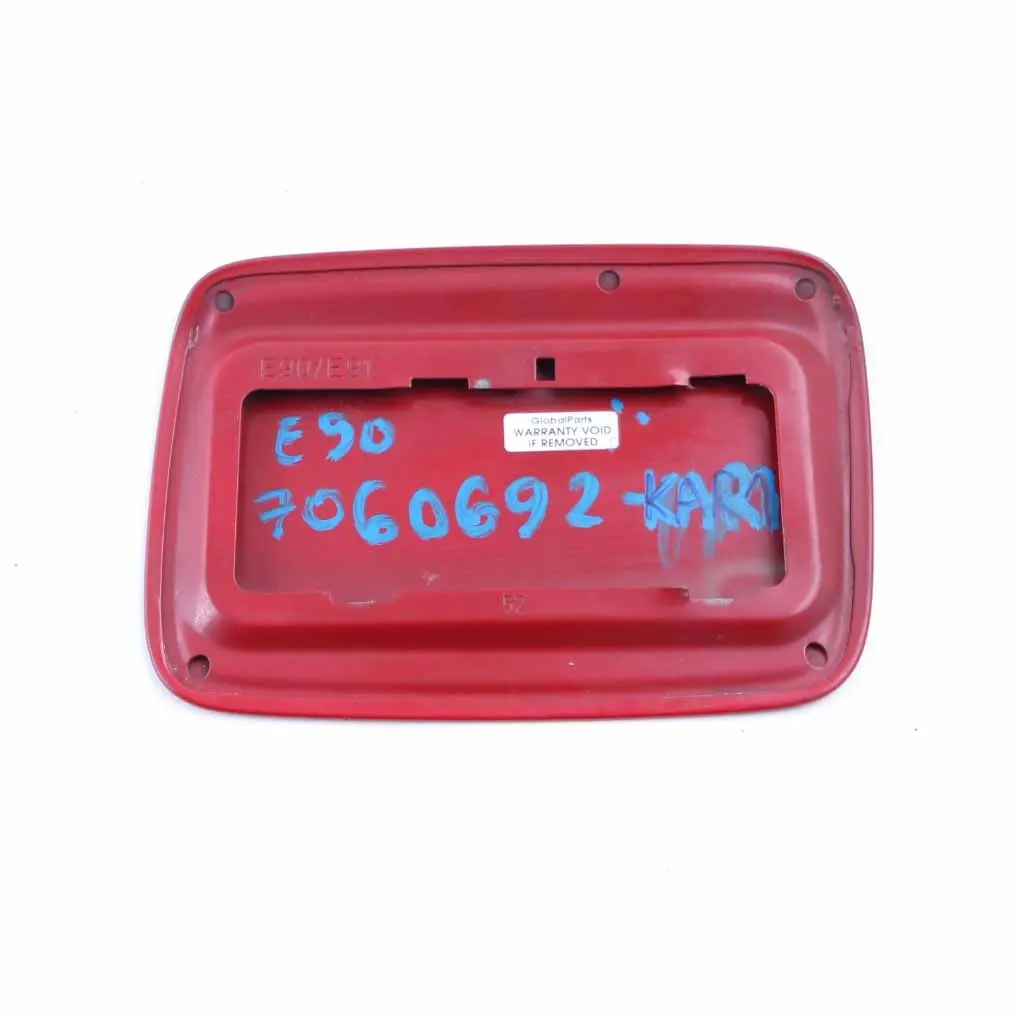 Fuel Flap Cover BMW E90 E91 Filler Fill in Cap Karmesinrot Crimson Red - A61 - SKU 7060692-KAR1 - Part number 7060692