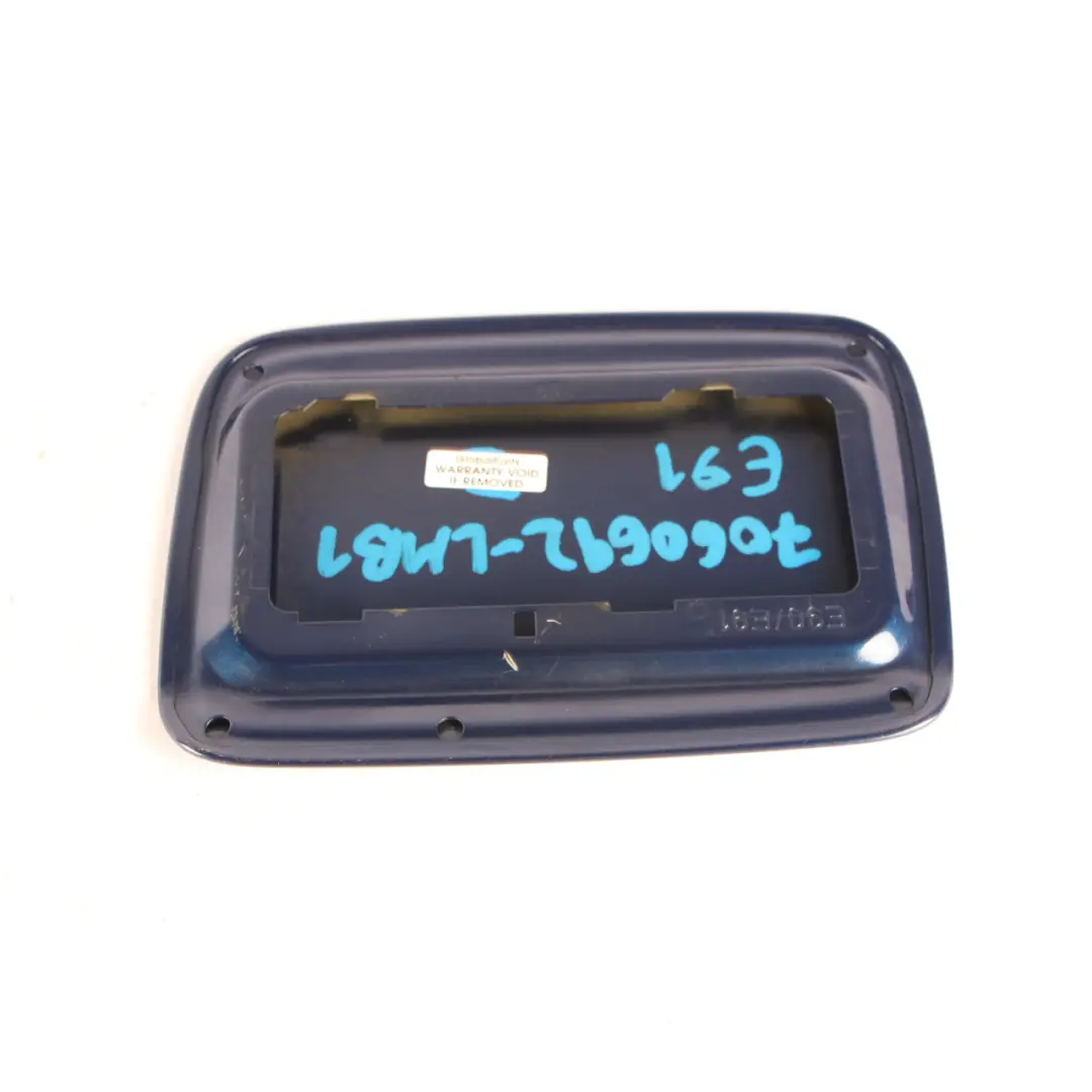 Tapa de la tapa de llenado de combustible Le Mans Blau Blue Metallic para BMW E90 E91 con número de pieza 7060692 BMW E90 E91 Tapa de la tapa de llenado de combustible Le Mans Blau Blue Metallic - SKU 7060692-LMB1 - Número de pieza 7060692