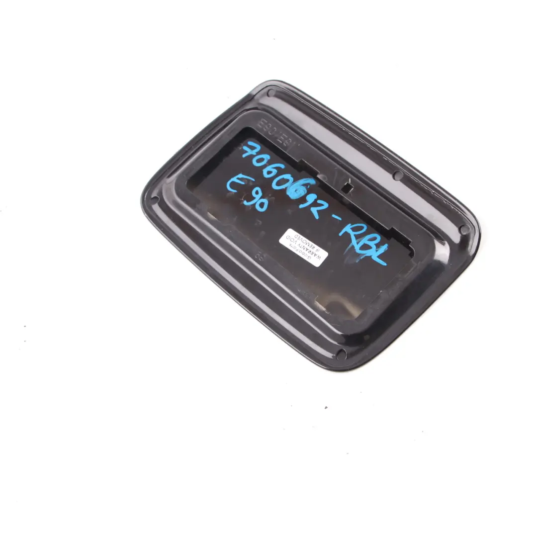 Flap Cover BMW E90 E91 Filler Fill in Cap Rear Ruby Black Metallic to Fuel with Part number 7060692 Fuel Flap Cover BMW E90 E91 Filler Fill in Cap Rear Ruby Black Metallic - SKU 7060692-RBL - Part number 7060692