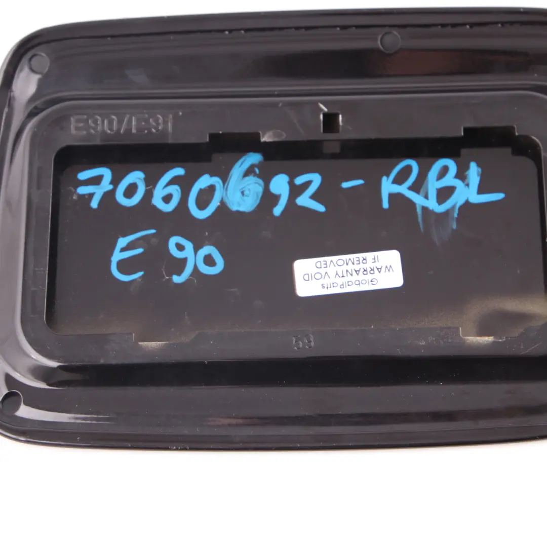 Flap Cover BMW E90 E91 Filler Fill in Cap Rear Ruby Black Metallic to Fuel with Part number 7060692 Fuel Flap Cover BMW E90 E91 Filler Fill in Cap Rear Ruby Black Metallic - SKU 7060692-RBL - Part number 7060692