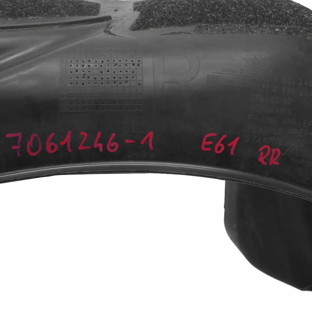Cubre Paso De Rueda Guarda Salpicaduras Trasero Derecho para BMW E61 Touring con número de pieza 7061246 BMW E61 Touring Cubre Paso De Rueda Guarda Salpicaduras Trasero Derecho - SKU 7061246-1 - Número de pieza 7061246