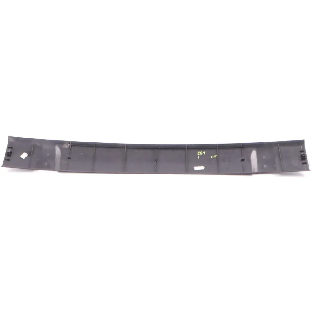 Exterior Upper Top Trunk Lid Trim Panel Tailgate Black to BMW E61 with Part number 7061400 BMW E61 Exterior Upper Top Trunk Lid Trim Panel Tailgate Black - SKU 7061400-1 - Part number 7061400