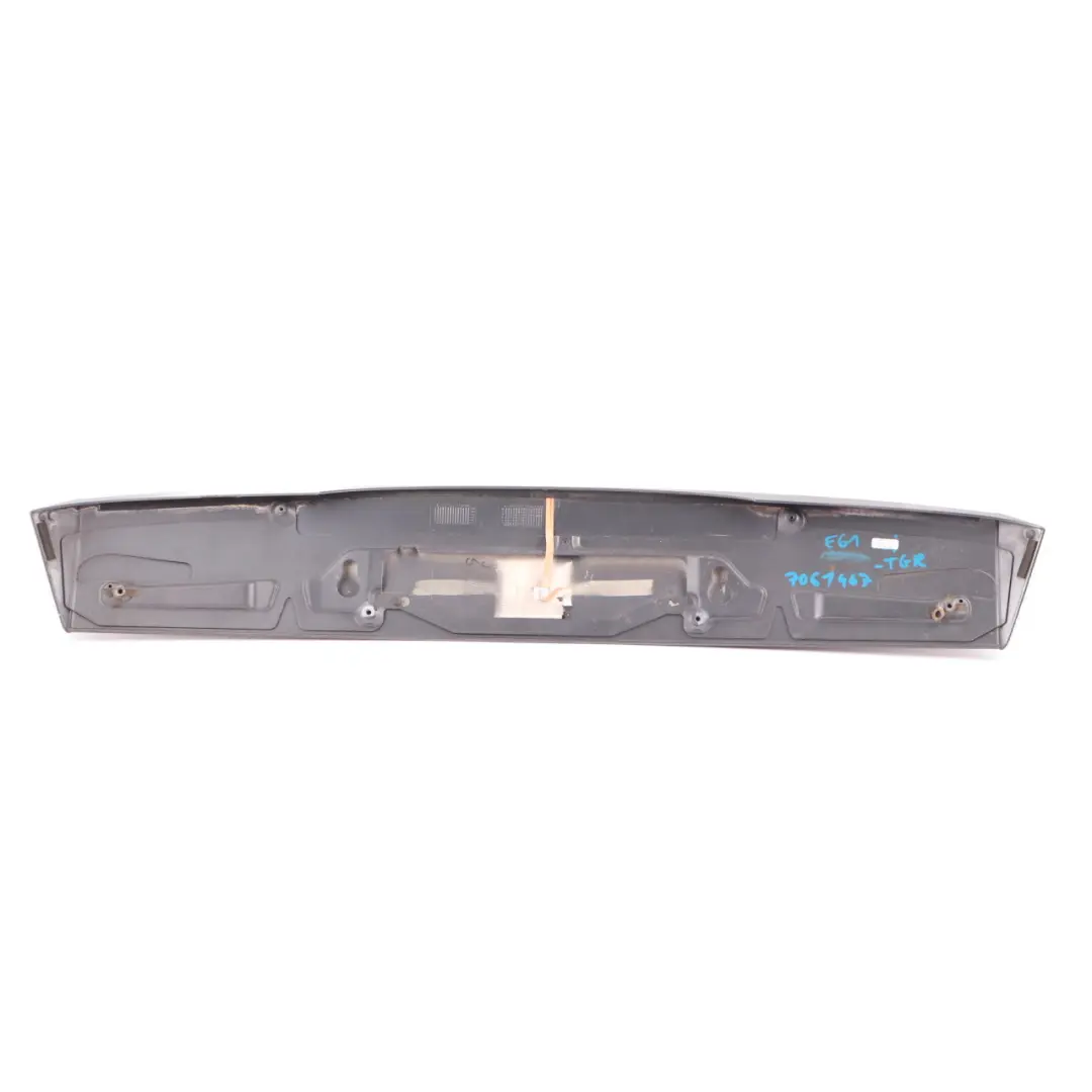 BMW E61 Touring Boot Tailgate Rear Spoiler Panel Titangrau Metallic Grey A36 - SKU 7061467-TGR - Part number 7061467