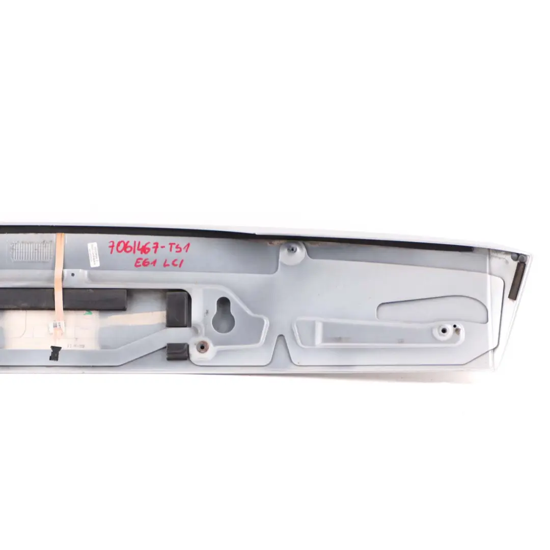 BMW 5 Series E61 E61N LCi Touring Boot Tailgate Rear Spoiler Titansilber Silver - SKU 7061467-TS1 - Part number 51717061467