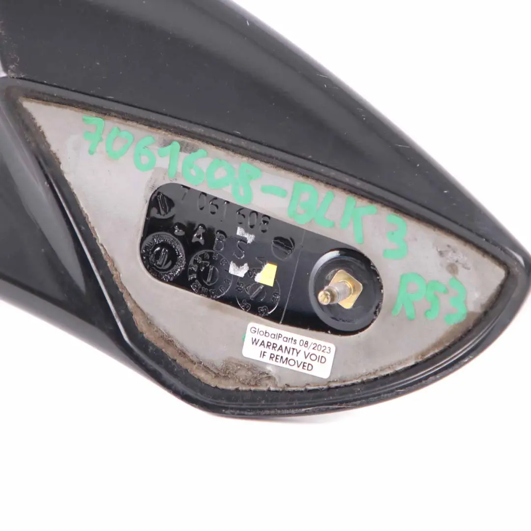 Spoiler Mini Cooper S R53 Boot Tailgate Panel Trunk Lid Black to Rear with Part number 7061608 Rear Spoiler Mini Cooper S R53 Boot Tailgate Panel Trunk Lid Black - SKU 7061608-BLK3 - Part number 7061608