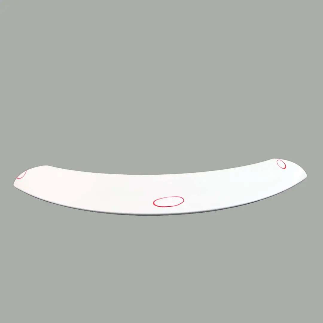 Boot Tailgate Trim Panel Spoiler White to Mini Cooper S R53 Rear with Part number 7061608 Mini Cooper S R53 Rear Boot Tailgate Trim Panel Spoiler White - SKU 7061608-WHI1 - Part number 7061608