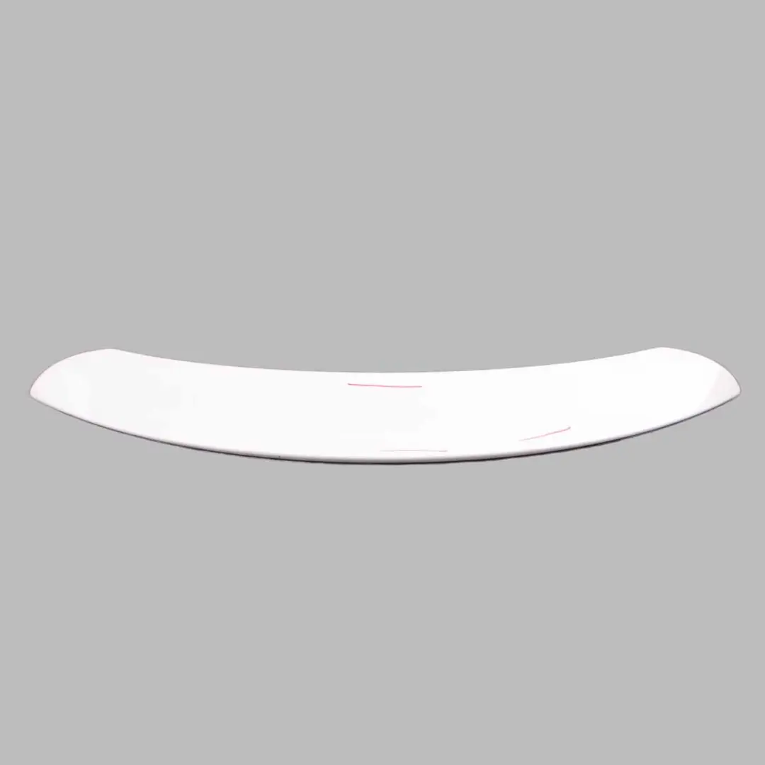 Spoiler Mini Cooper S R53 Boot Tailgate Trim Panel White to Rear with Part number 7061608 Rear Spoiler Mini Cooper S R53 Boot Tailgate Trim Panel White - SKU 7061608-WHI3 - Part number 7061608