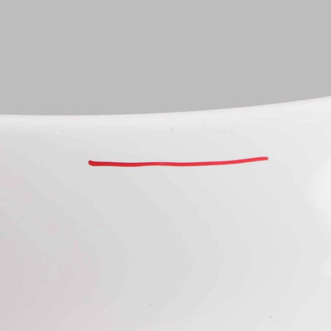 Spoiler Mini Cooper S R53 Boot Tailgate Trim Panel White to Rear with Part number 7061608 Rear Spoiler Mini Cooper S R53 Boot Tailgate Trim Panel White - SKU 7061608-WHI3 - Part number 7061608