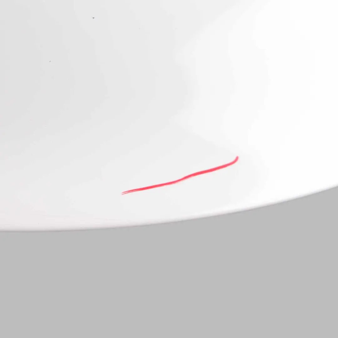 Spoiler Mini Cooper S R53 Boot Tailgate Trim Panel White to Rear with Part number 7061608 Rear Spoiler Mini Cooper S R53 Boot Tailgate Trim Panel White - SKU 7061608-WHI3 - Part number 7061608