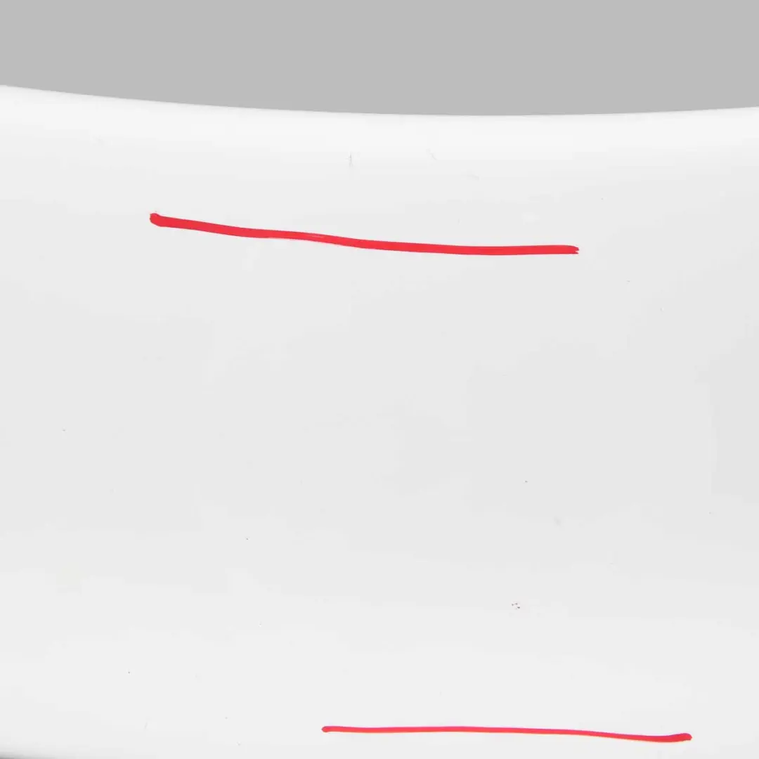 Spoiler Mini Cooper S R53 Boot Tailgate Trim Panel White to Rear with Part number 7061608 Rear Spoiler Mini Cooper S R53 Boot Tailgate Trim Panel White - SKU 7061608-WHI3 - Part number 7061608