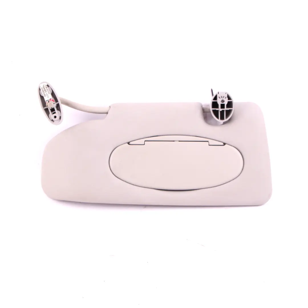 Sun Visor Mini Cooper R50 R53 Mirror Left N/S Front Horizon Grey to with Part number 7061623 Sun Visor Mini Cooper R50 R53 Mirror Left N/S Front Horizon Grey - SKU 7061623-2 - Part number 7061623