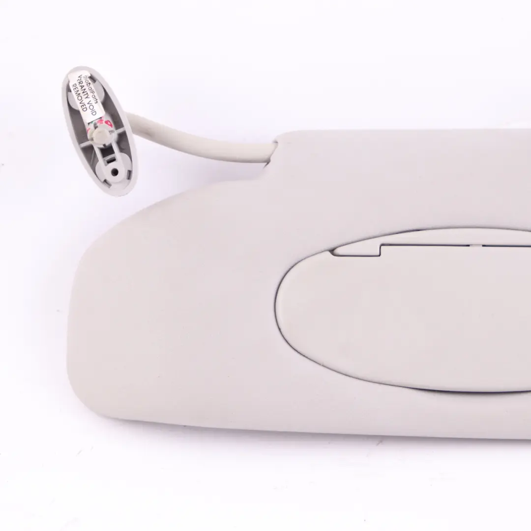 Sun Visor Mini Cooper R50 R53 Mirror Left N/S Front Horizon Grey to with Part number 7061623 Sun Visor Mini Cooper R50 R53 Mirror Left N/S Front Horizon Grey - SKU 7061623-2 - Part number 7061623