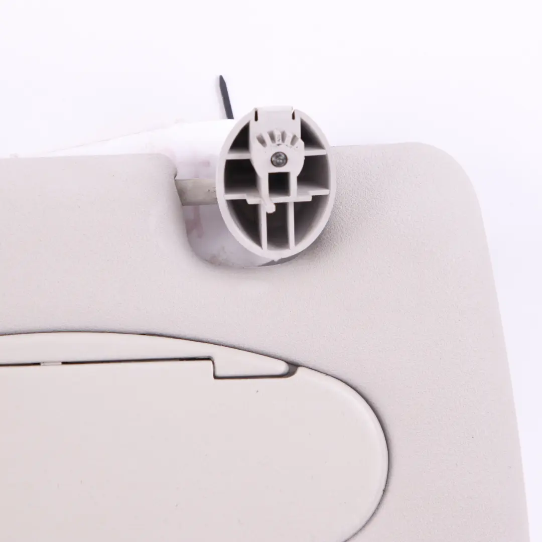 Sun Visor Mini Cooper R50 R53 Mirror Left N/S Front Horizon Grey to with Part number 7061623 Sun Visor Mini Cooper R50 R53 Mirror Left N/S Front Horizon Grey - SKU 7061623-2 - Part number 7061623