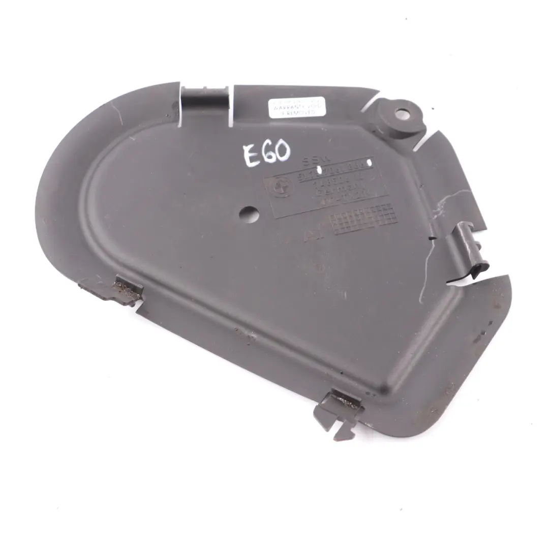 Underfloor Panel BMW E60 E61 E63 Covering Under Body Cover Bracket to with Part number 7061886 Underfloor Panel BMW E60 E61 E63 Covering Under Body Cover Bracket - SKU 7061886 - Part number 7061886