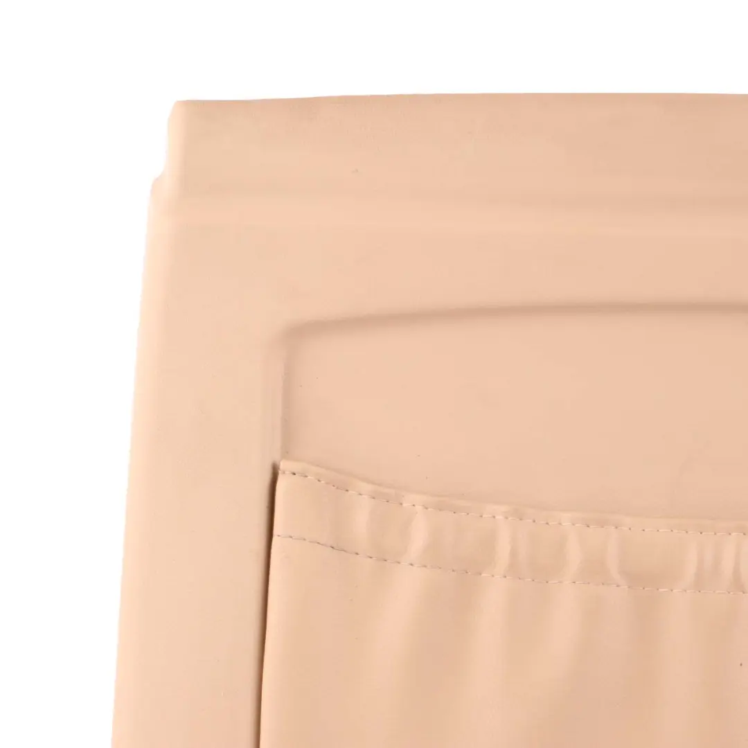 BMW 7 Series E65 Front Seat Rear Lower Panel Cover Trim Leather Beige - SKU 7061906 - Part number 7061906
