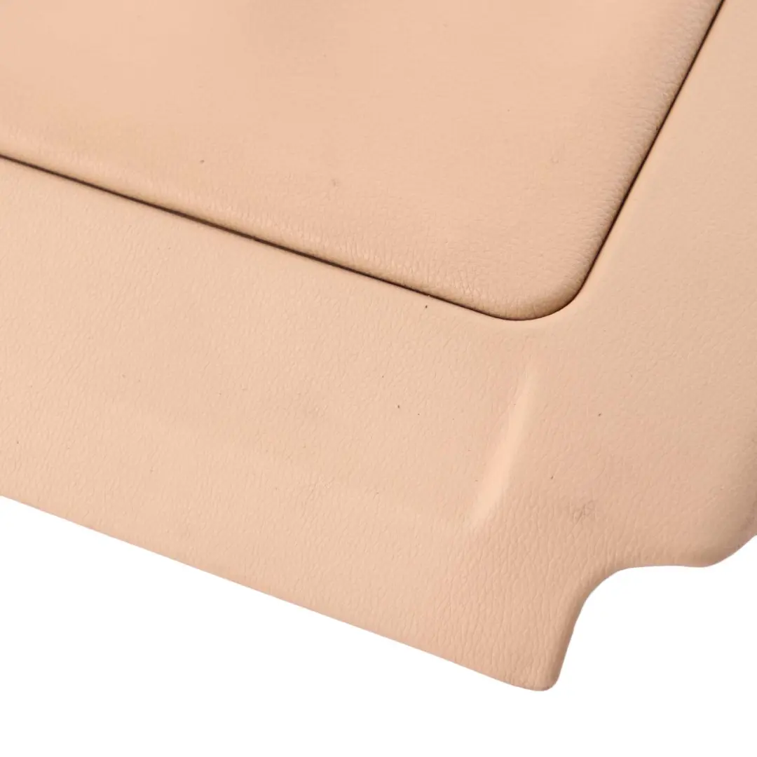 Front Seat Rear Lower Panel Cover Trim Leather Beige to BMW 7 Series E65 with Part number 7061906 BMW 7 Series E65 Front Seat Rear Lower Panel Cover Trim Leather Beige - SKU 7061906 - Part number 7061906