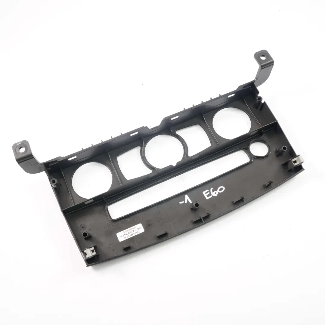 BMW E60 E61 Tapa Central Salpicadero Marco Embellecedor Panel Negro - SKU 7063145-1 - Número de pieza 7063145