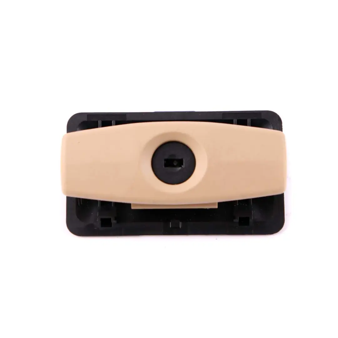BMW E60 E61 Dashboard Glovebox Glove Box Catch Lock Handle Grab Beige - SKU 7063510 - Part number 7063510