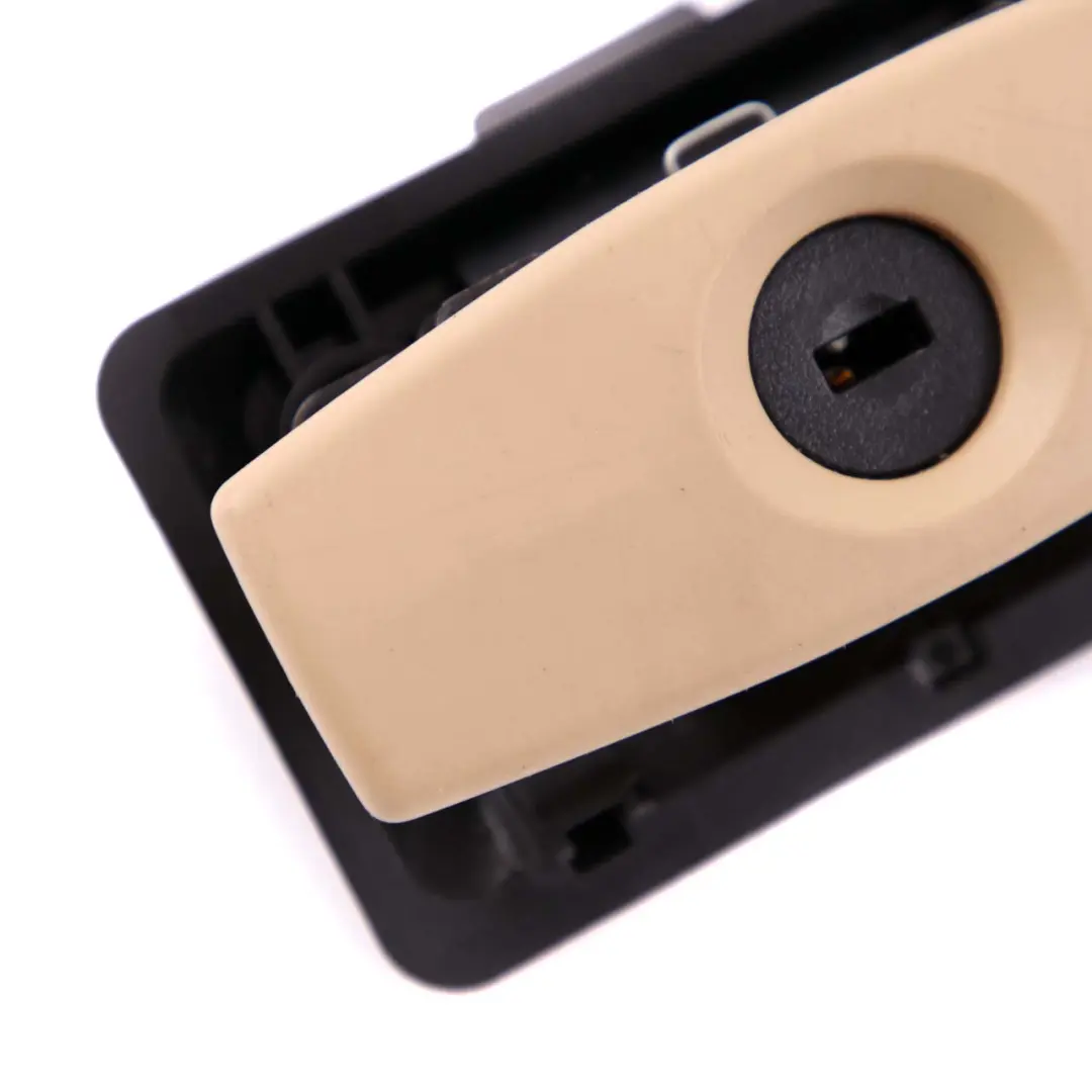 BMW E60 E61 Dashboard Glovebox Glove Box Catch Lock Handle Grab Beige - SKU 7063510 - Part number 7063510